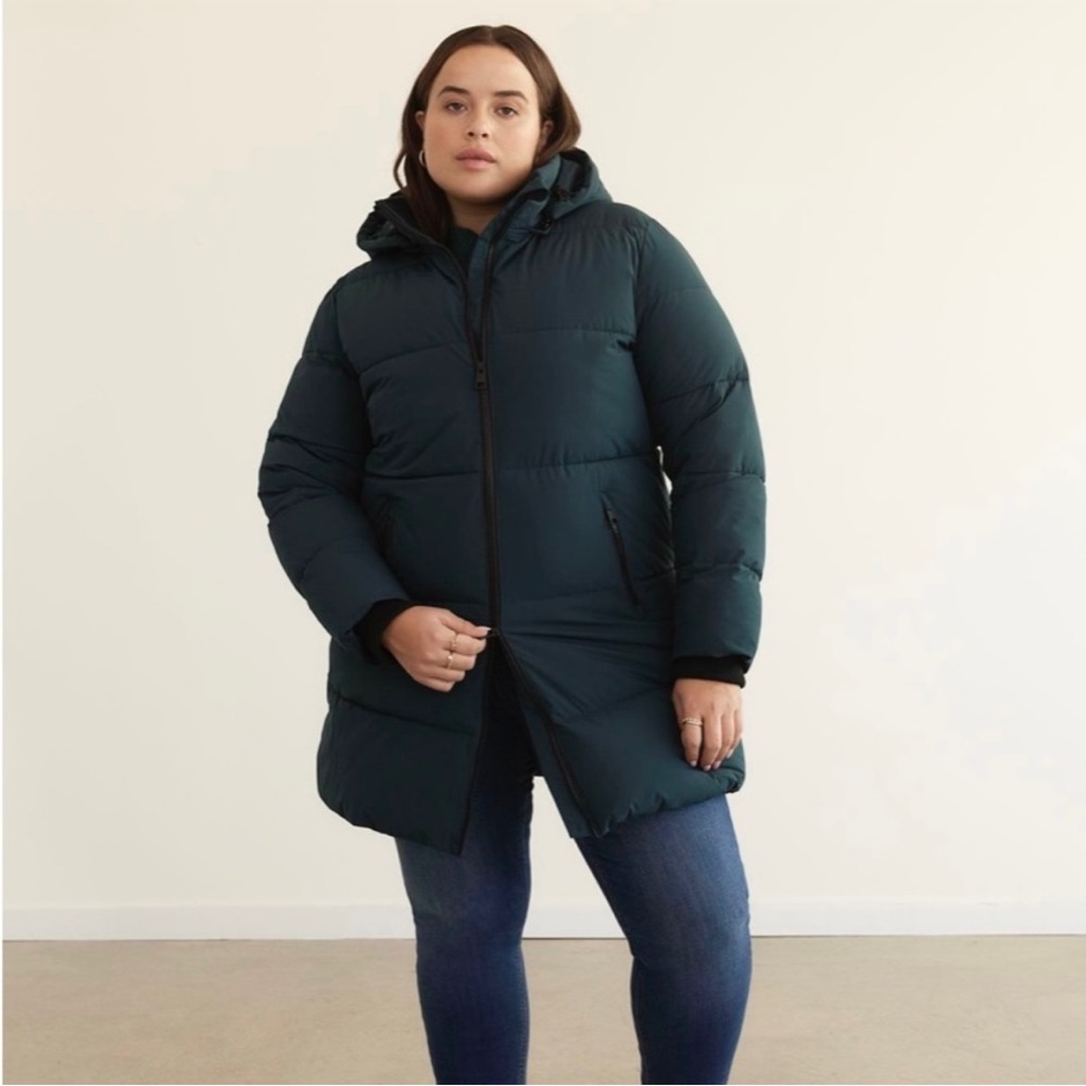 Penningtons Dark Green Puffer Jacket size 5X